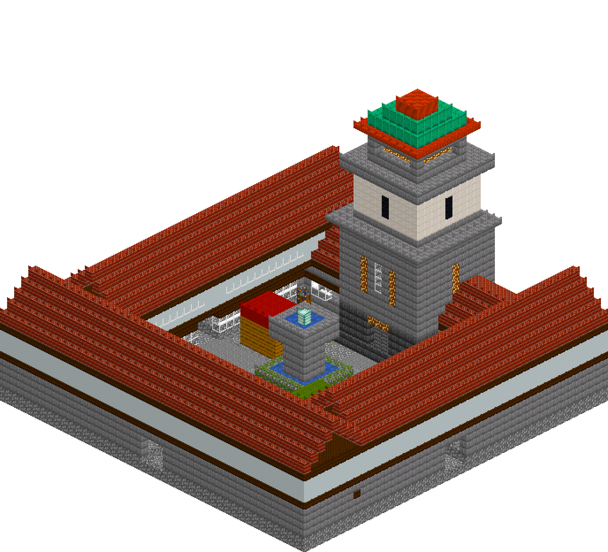 Town Square and Clocktower