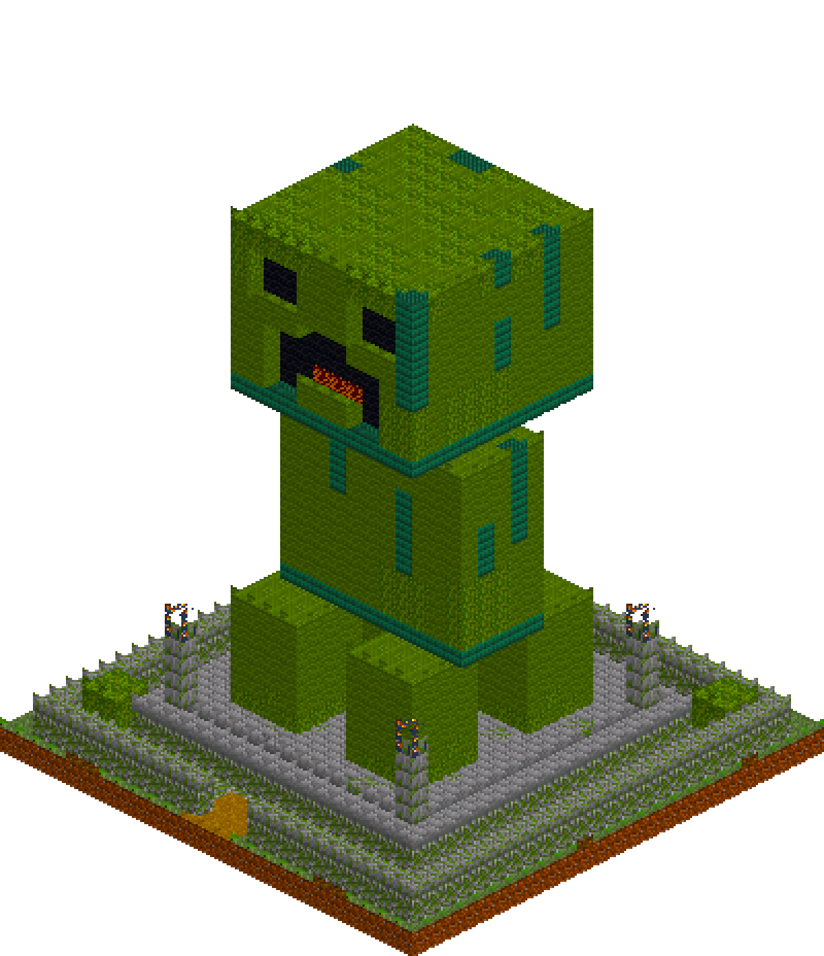 Creeper Statue