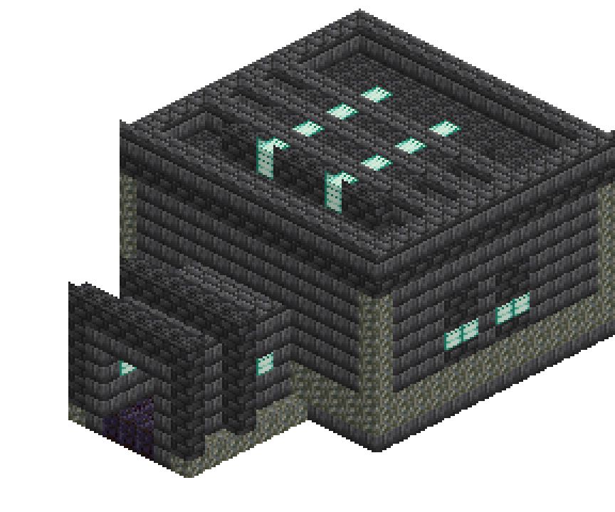 Hidden Portal Room — isometric preview