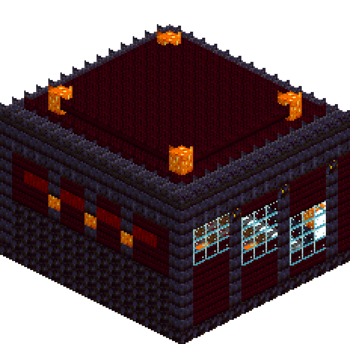 Nether Wart Garden — isometric preview