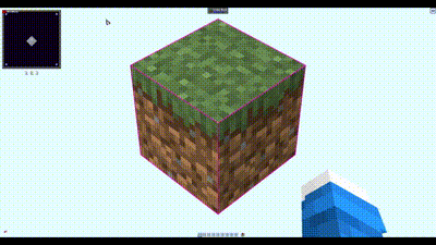 Rainbow Block Selection Outline preview