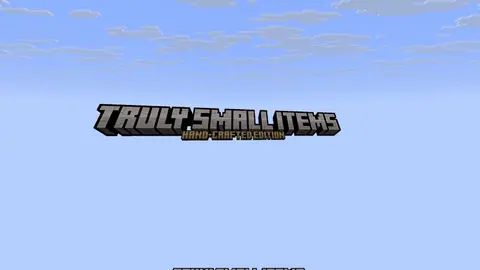Truly Small Items resource pack preview