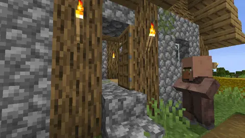 Smooth Animated Doors resource pack preview